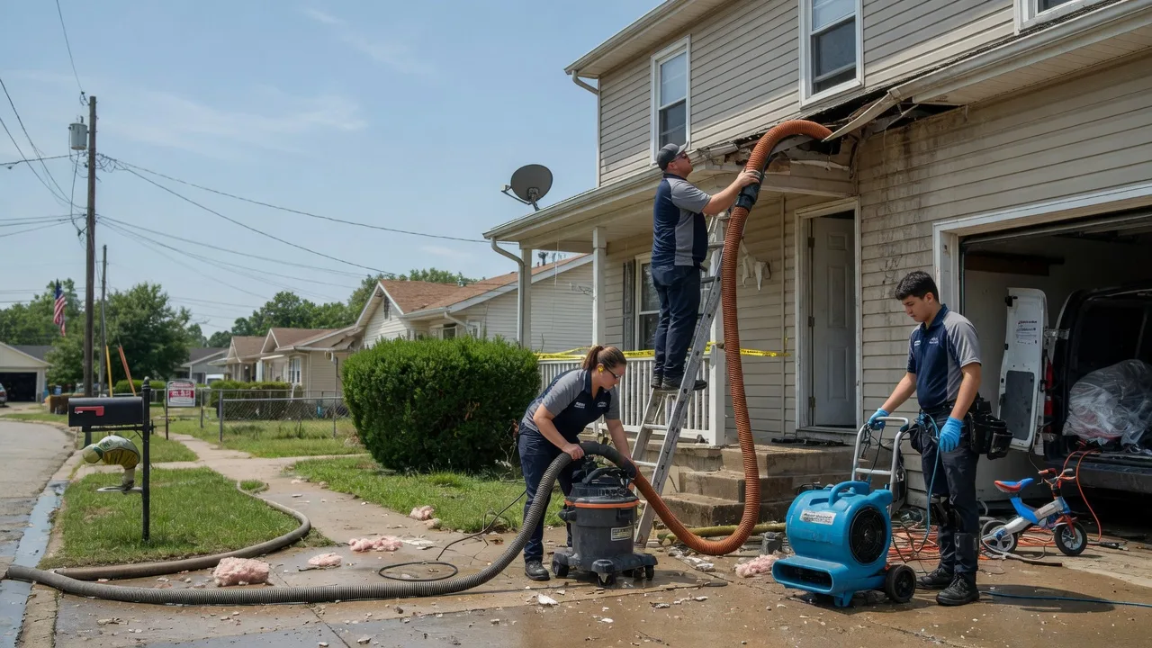 Water Damage Restoration in Lower Peach Tree, AL near me